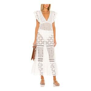 Waimari Lace Cream Nicole Dress Size S
